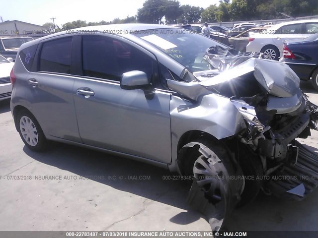 3N1CE2CP1EL433293 - 2014 NISSAN VERSA NOTE S/S PLUS/SV/SL GRAY photo 1