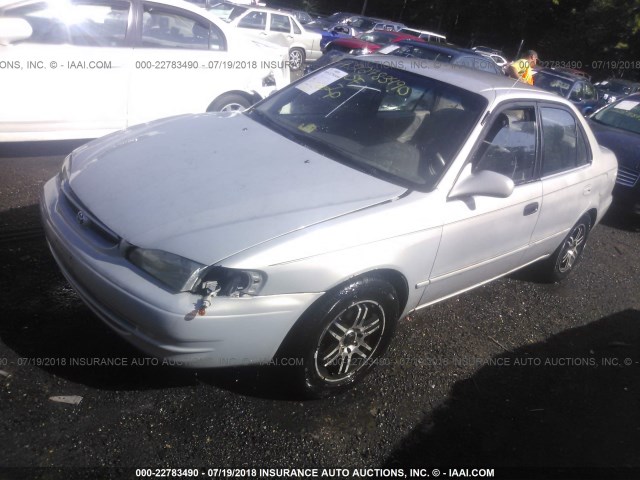 2T1BR12E6YC303346 - 2000 TOYOTA COROLLA VE/CE/LE GRAY photo 2