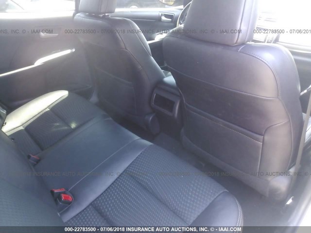 4T1BF1FKXDU271275 - 2013 TOYOTA CAMRY L/SE/LE/XLE 银色 照片 8