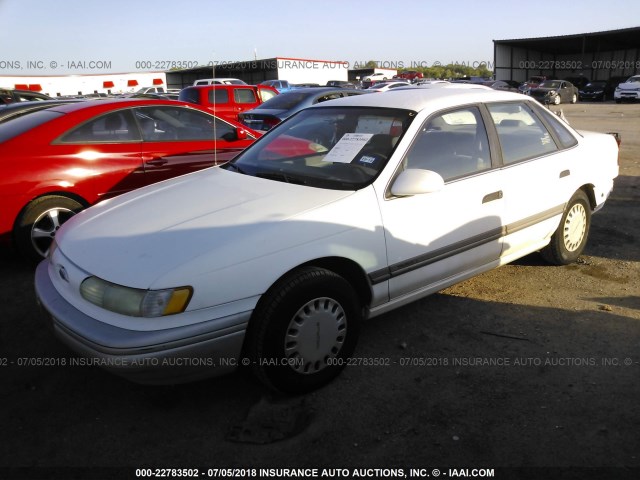 1FACP50U1NA109194 - 1992 FORD TAURUS L WHITE photo 2