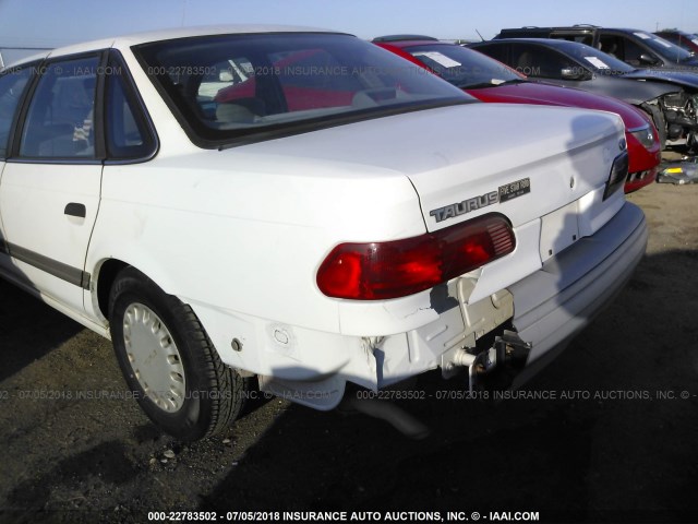 1FACP50U1NA109194 - 1992 FORD TAURUS L WHITE photo 6