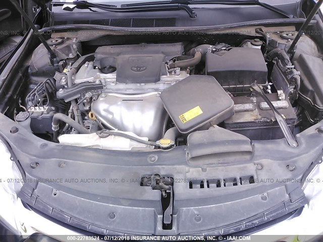 4T4BF1FK7FR472043 - 2015 TOYOTA CAMRY LE/XLE/SE/XSE BLACK photo 10