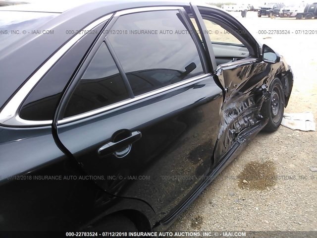 4T4BF1FK7FR472043 - 2015 TOYOTA CAMRY LE/XLE/SE/XSE BLACK photo 6