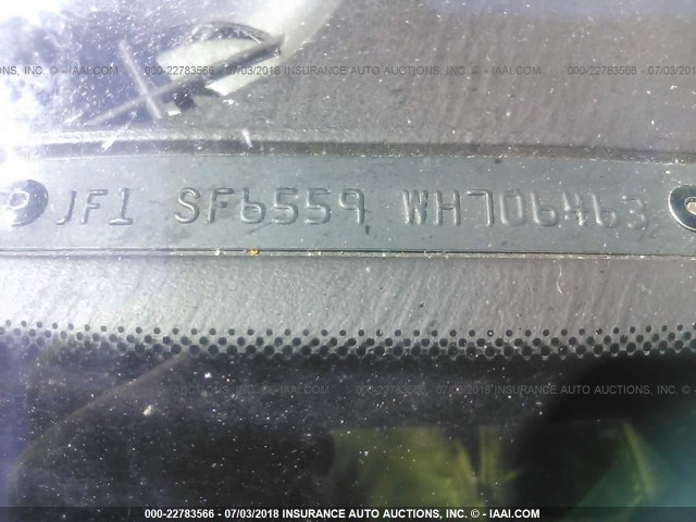 JF1SF6559WH706463 - 1998 SUBARU FORESTER S GREEN photo 9