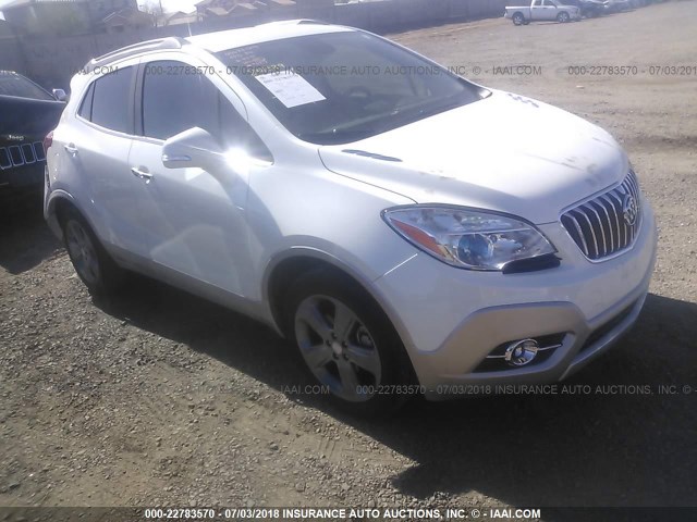 KL4CJBSB2EB784627 - 2014 BUICK ENCORE CONVENIENCE 白色 照片 1