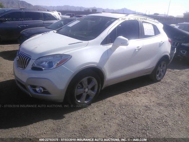 KL4CJBSB2EB784627 - 2014 BUICK ENCORE CONVENIENCE 白色 照片 2