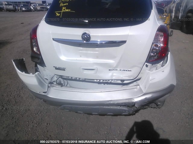 KL4CJBSB2EB784627 - 2014 BUICK ENCORE CONVENIENCE 白色 照片 6