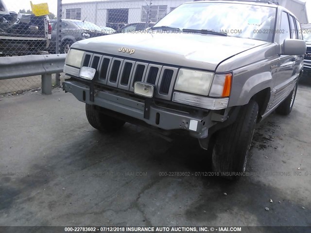 1J4GZ78Y7SC741135 - 1995 JEEP GRAND CHEROKEE LIMITED/ORVIS GRAY photo 6