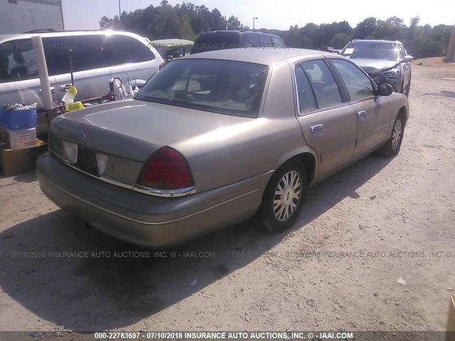 2FAFP74W73X161230 - 2003 FORD CROWN VICTORIA LX GOLD photo 4