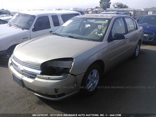 1G1ZT528X4F181988 - 2004 CHEVROLET MALIBU LS GOLD photo 2