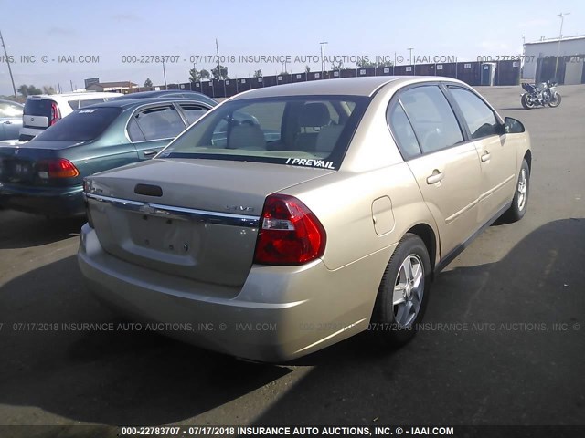 1G1ZT528X4F181988 - 2004 CHEVROLET MALIBU LS GOLD photo 4