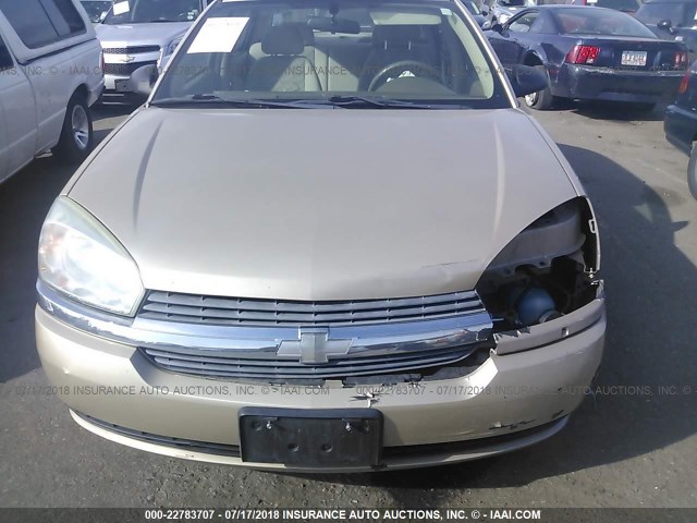 1G1ZT528X4F181988 - 2004 CHEVROLET MALIBU LS GOLD photo 6