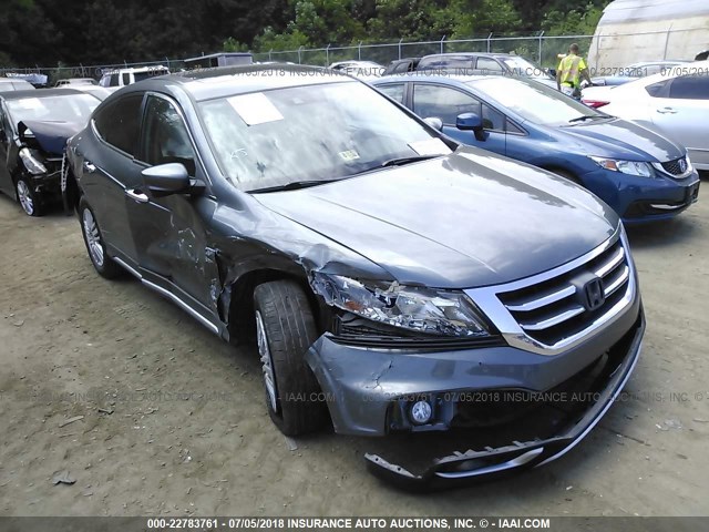 5J6TF3H52DL005728 - 2013 HONDA CROSSTOUR EXL GRAY photo 1