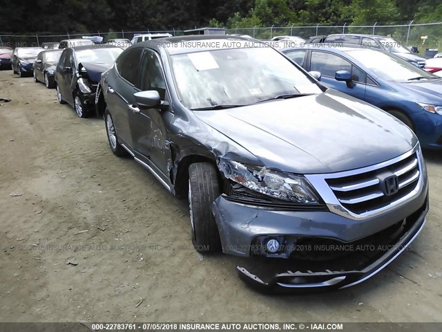 5J6TF3H52DL005728 - 2013 HONDA CROSSTOUR EXL GRAY photo 6