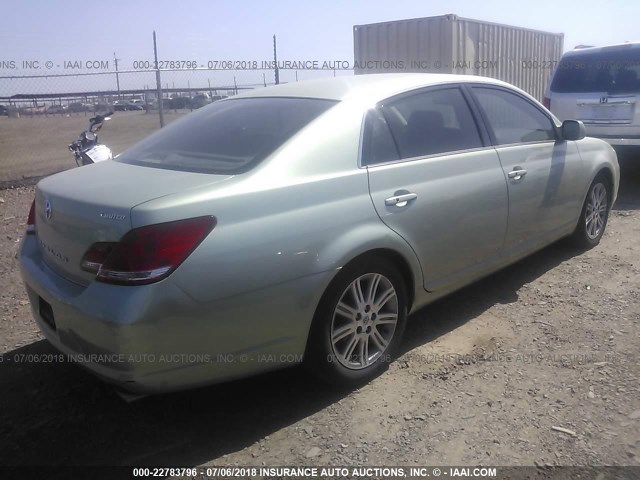 4T1BK36B16U091239 - 2006 TOYOTA AVALON XL/XLS/TOURING/LIMITED GREEN photo 4