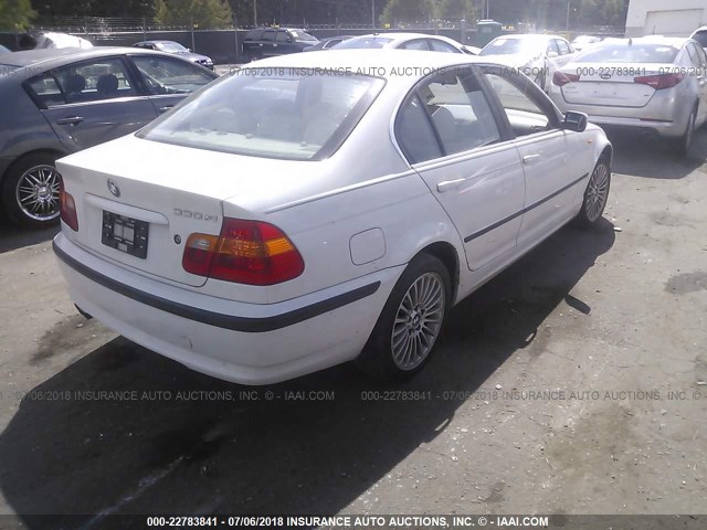 WBAEW534X3PG21550 - 2003 BMW 330 XI WHITE photo 4