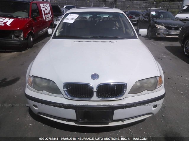 WBAEW534X3PG21550 - 2003 BMW 330 XI WHITE photo 6