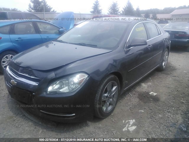 1G1ZC5EB1AF319274 - 2010 CHEVROLET MALIBU 1LT 灰色 照片 2
