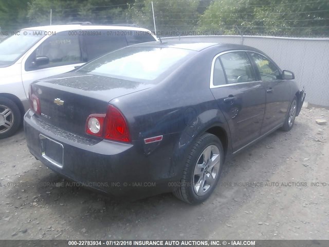 1G1ZC5EB1AF319274 - 2010 CHEVROLET MALIBU 1LT 灰色 照片 4