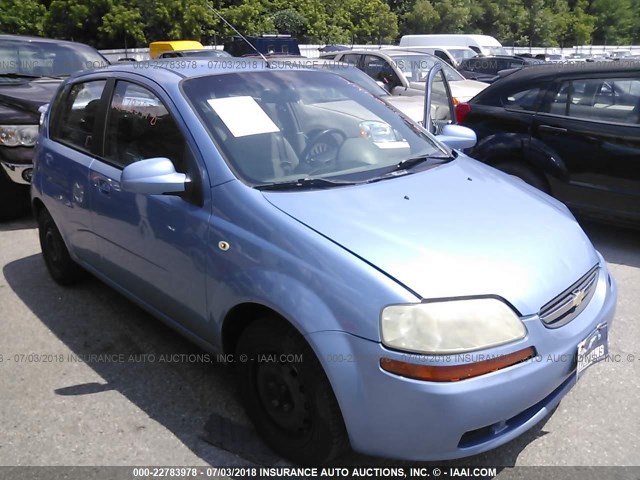 KL1TD62675B349083 - 2005 CHEVROLET AVEO LS 浅蓝色 照片 1