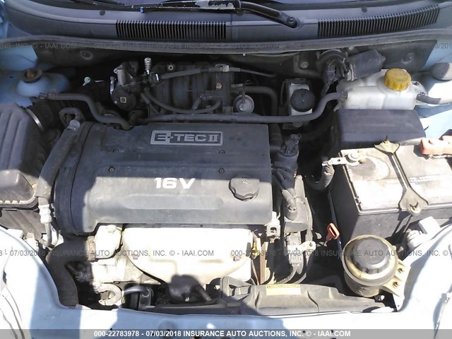KL1TD62675B349083 - 2005 CHEVROLET AVEO LS 浅蓝色 照片 10