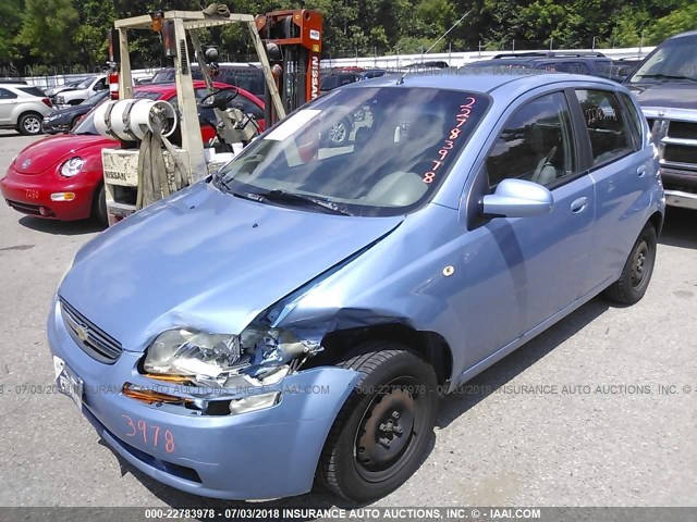 KL1TD62675B349083 - 2005 CHEVROLET AVEO LS 浅蓝色 照片 2