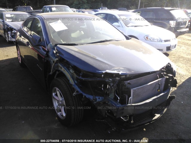 1G1ZB5ST7HF111328 - 2017 CHEVROLET MALIBU LS Bənövşəyi foto 1