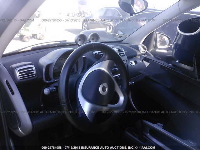 WMEEJ31X78K172964 - 2008 SMART FORTWO PURE/PASSION BLUE photo 5
