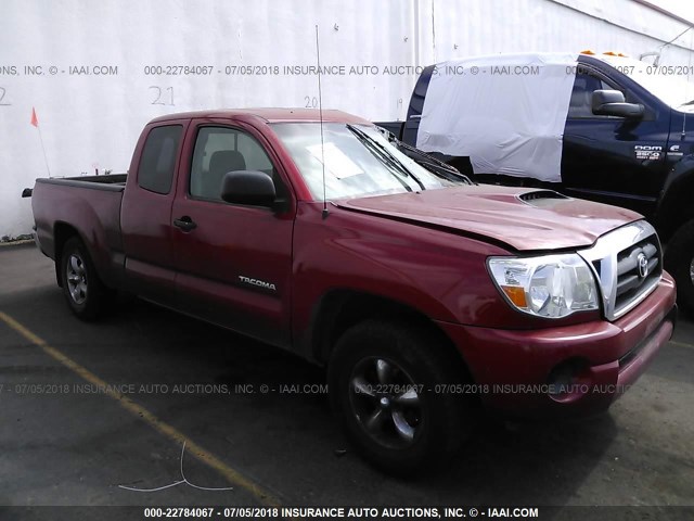 5TETX22NX8Z470786 - 2008 TOYOTA TACOMA ACCESS CAB Rot Foto 1