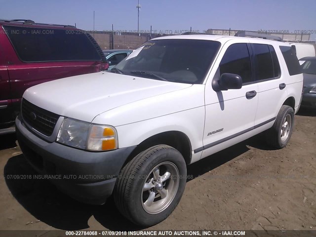 1FMZU62K75ZA23335 - 2005 FORD EXPLORER XLS/XLS SPORT WHITE photo 2