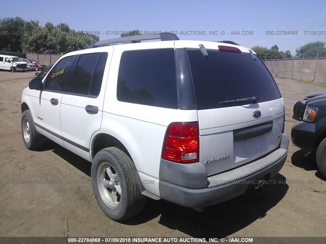 1FMZU62K75ZA23335 - 2005 FORD EXPLORER XLS/XLS SPORT WHITE photo 3