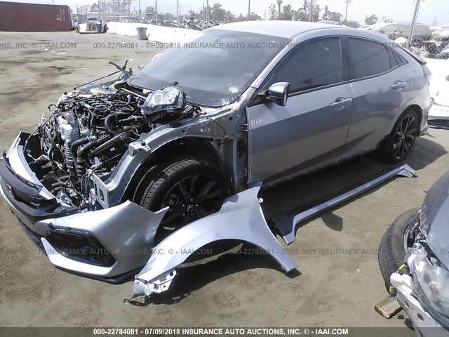 SHHFK7H40HU411947 - 2017 HONDA CIVIC SPORT 灰色 照片 2