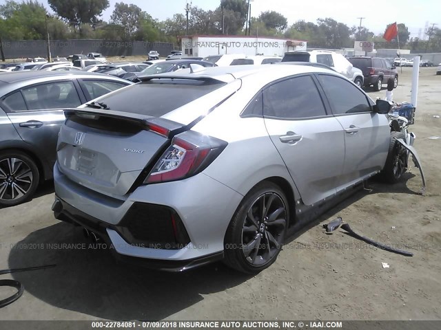 SHHFK7H40HU411947 - 2017 HONDA CIVIC SPORT 灰色 照片 4