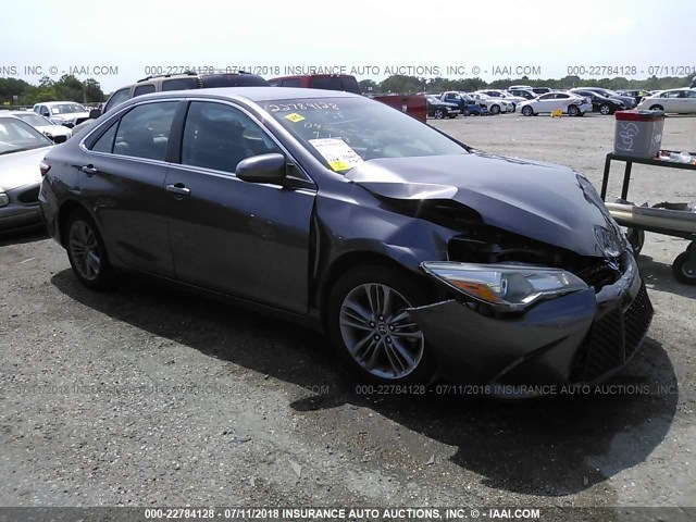 4T1BF1FK0FU045040 - 2015 TOYOTA CAMRY LE/XLE/SE/XSE BROWN photo 1