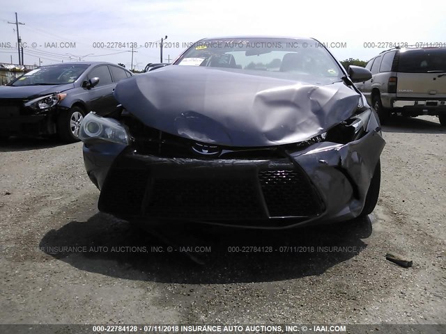 4T1BF1FK0FU045040 - 2015 TOYOTA CAMRY LE/XLE/SE/XSE BROWN photo 6