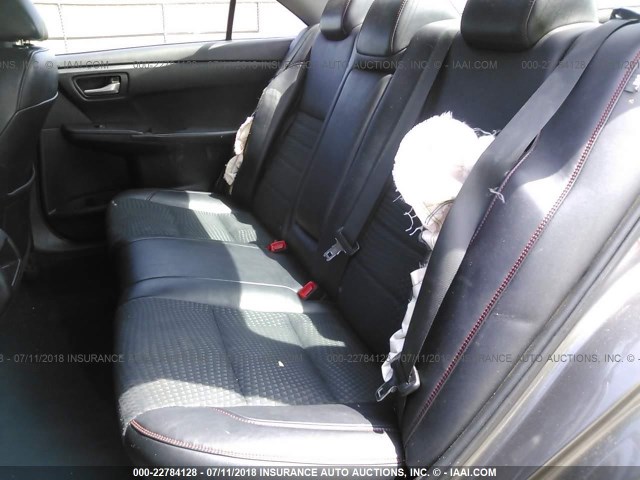 4T1BF1FK0FU045040 - 2015 TOYOTA CAMRY LE/XLE/SE/XSE BROWN photo 8