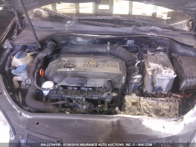 3VWRA71K19M086679 - 2009 VOLKSWAGEN JETTA WOLFSBURG 黑色 照片 10