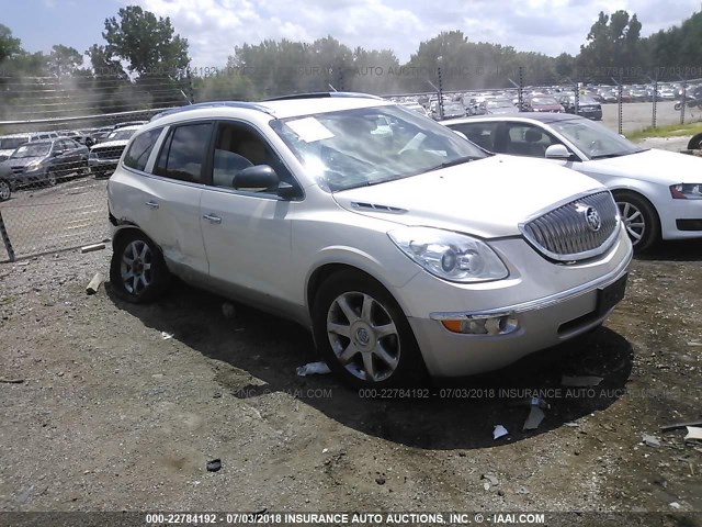 5GALRBED3AJ116087 - 2010 BUICK ENCLAVE CXL WHITE photo 1