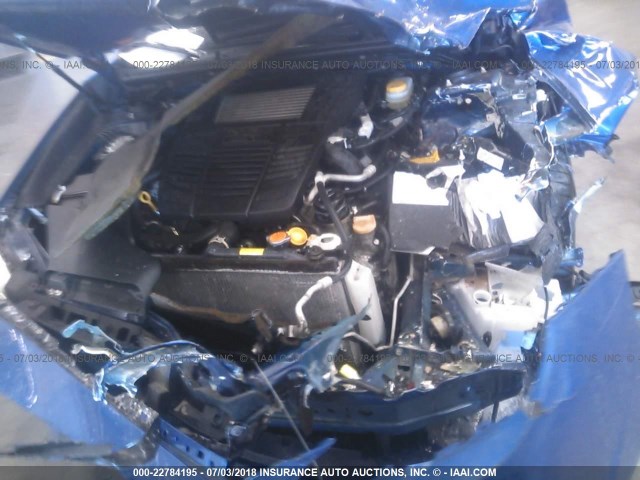 JF1VA1A60J9824627 - 2018 SUBARU WRX BLUE photo 10