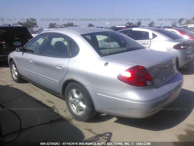 1FAFP55UX3G267128 - 2003 FORD TAURUS SES SILVER photo 3