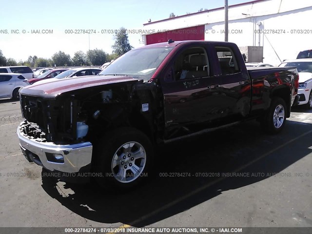 1GCVKSEC9EZ100812 - 2014 CHEVROLET SILVERADO K1500 LTZ RED photo 2