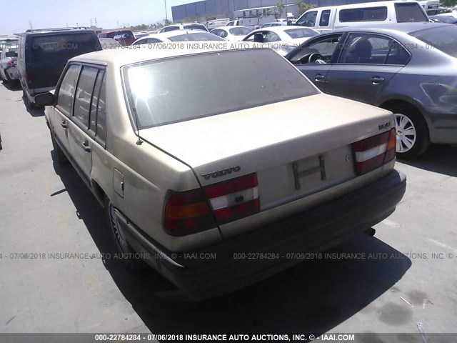 YV1JS8839P1105422 - 1993 VOLVO 940 BEIGE photo 3