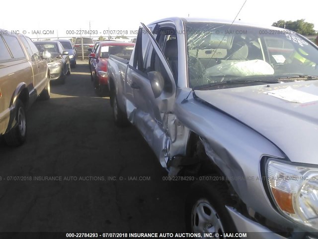5TETX22N08Z584313 - 2008 TOYOTA TACOMA ACCESS CAB Silber Foto 6