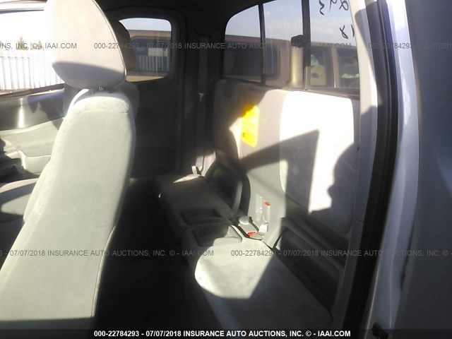5TETX22N08Z584313 - 2008 TOYOTA TACOMA ACCESS CAB Silber Foto 8