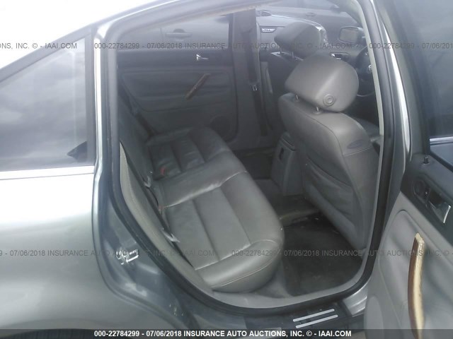 WVWTH63B22P032951 - 2002 VOLKSWAGEN PASSAT GLX 4MOTION GRAY photo 8