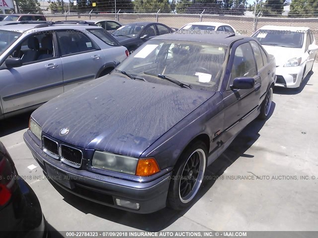 WBACA6325SFK68842 - 1995 BMW 318 I AUTOMATIC BLUE photo 2