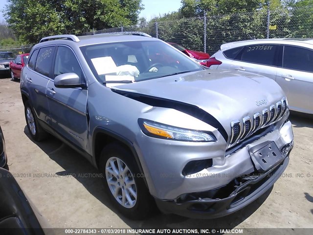 1C4PJMCB9GW361444 - 2016 JEEP CHEROKEE LATITUDE SILVER photo 1