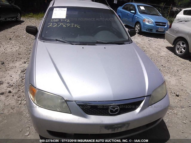 JM1BJ225610422835 - 2001 MAZDA PROTEGE LX/ES GRAY photo 6