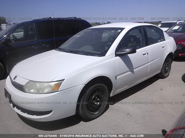 1G8AJ52FX3Z178072 - 2003 SATURN ION LEVEL 2 WHITE photo 2