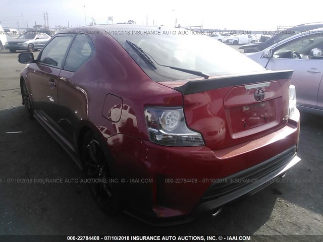 JTKJF5C73GJ026050 - 2016 TOYOTA SCION TC RED photo 3